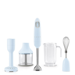 Smeg HBF02PBUK Hand Blender, Blue