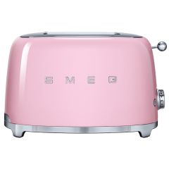 Smeg TSF01PKUK Toaster, Pink
