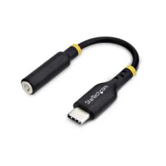 Startech.Com USBCAUDIO2 USB-C To 3.5Mm Adapter Black-Yellow