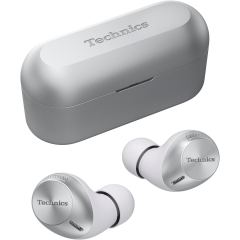 Technics EAH-AZ40M2ES Digital Wireless Stereo Earphones - Multipoint Connection To 3 Devices Silver