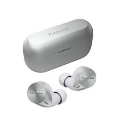 Technics EAH-AZ60M2ES Digital Wireless Stereo Earphones - Multipoint Connection To 3 Devices Silver