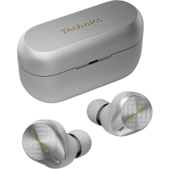 Technics EAH-AZ80E-S True Wireless Noise Cancelling Earphones With Multipoint Bluetooth Silver