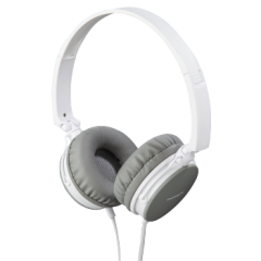 Thomson HED2207WH/GR On-Ear Headphones 1.2M Cable Length White
