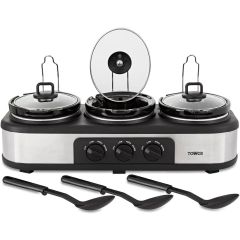 Tower T16015 3 x 1.5 Litre Pot Slow Cooker
