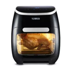 Tower T17039 Xpress Pro 2000W 11L 5-In-1 Digital Air Fryer With Oven Rotisserie Black
