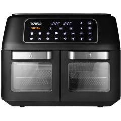 Tower T17102 Vortx 11L Vizion Dual Oven Air Fryer - Black