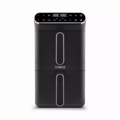 Tower T17190 Vortx 11 Litre Dual Layer Air Fryer Black