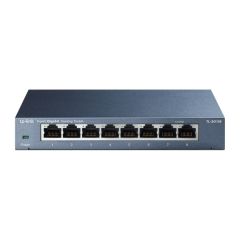 Tp-Link TL-SG108 8-Port Gigabit, Desktop Switch Black