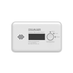 Wisualarm DHI-HY-GC20D Carbon Monoxide Alarm - 10 Years Battery Life White