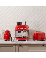 Smeg TSF01RDUK Toaster, Red