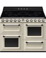Smeg TR4110IP2 110cm Victoria Electric Range Cooker, Cream