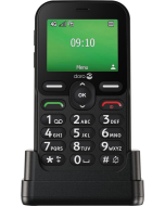 Doro DFB-0600 E10 Leva 4G Calling (Lte) Nano Sim - Easy To Use Phone Black