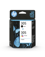 Hp 6ZD17AE 305 Black + 305 Tri-Colour 2-Pack Black - Tri