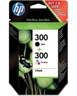 Hp Cn637ee 300 Ink Cartridge Multipack Black, Tri-Colour