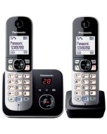 Panasonic KX-TG6822EB Dect Phone With Answer Machine 2 Pack