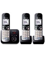 Panasonic KX-TG6823EB 3 Pack Of Phones 