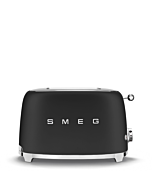 Smeg TSF01BLMUK 50S Style Two Slice Toaster Matte Black