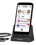 Swissvoice S510-C Mobile Phone With Whatsapp, Sos Button Black