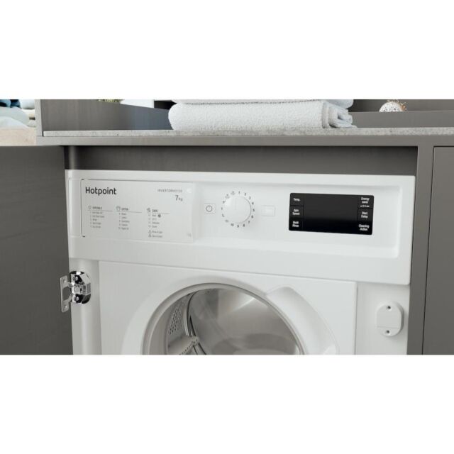 Hotpoint BIWMHG71483UKN Bi Natis Washer 7Kg 1400Spin White Antistain White