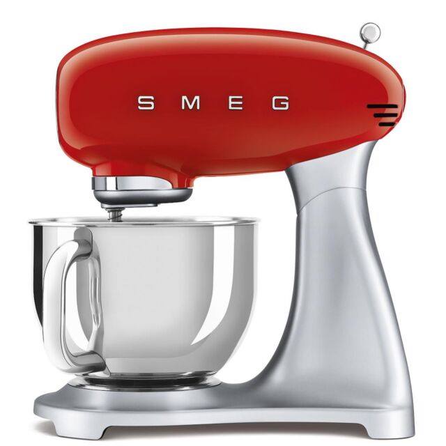 Smeg SMF02RDUK Stand Mixer, Red