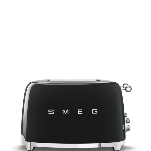 Smeg TSF03BLUK Toaster, Black