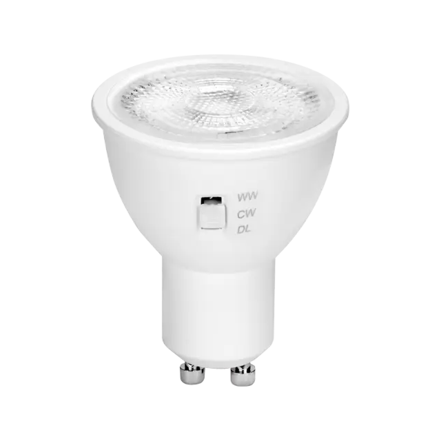 4LITE 4L3/3100 Gu10 Led Bulb 610 Lumens 6W = 50W 3000K / 4000K / 6500K Selectable