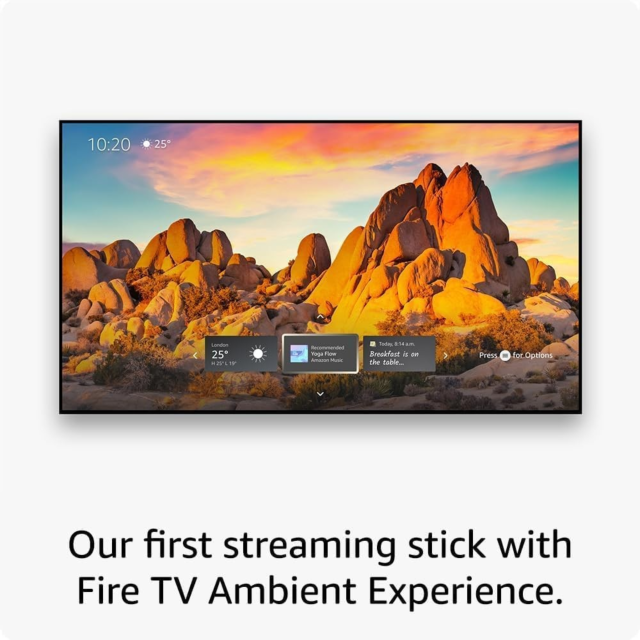 Amazon FIRE TV STICK 4K MAX Fire TV Stick 4K Max 16Gb / Wf-Fi 6E Black