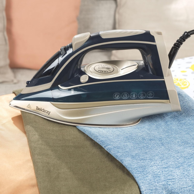 Beldray BEL01847R Precision One - Single Temperature Steam Iron 3200W Blue