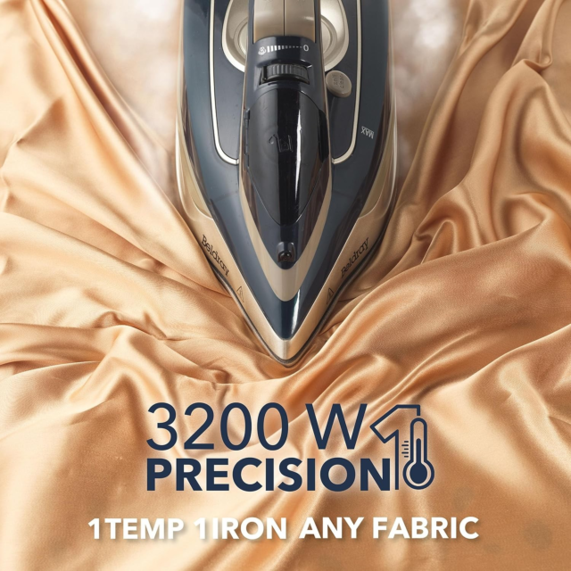 Beldray BEL01847R Precision One - Single Temperature Steam Iron 3200W Blue
