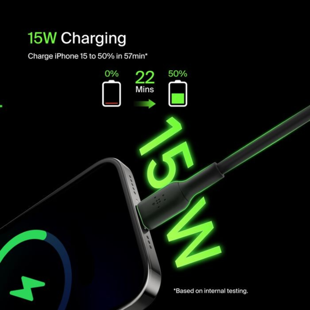 Belkin CAB001BT2MBK USB-A To USB-C Cable 2M Black