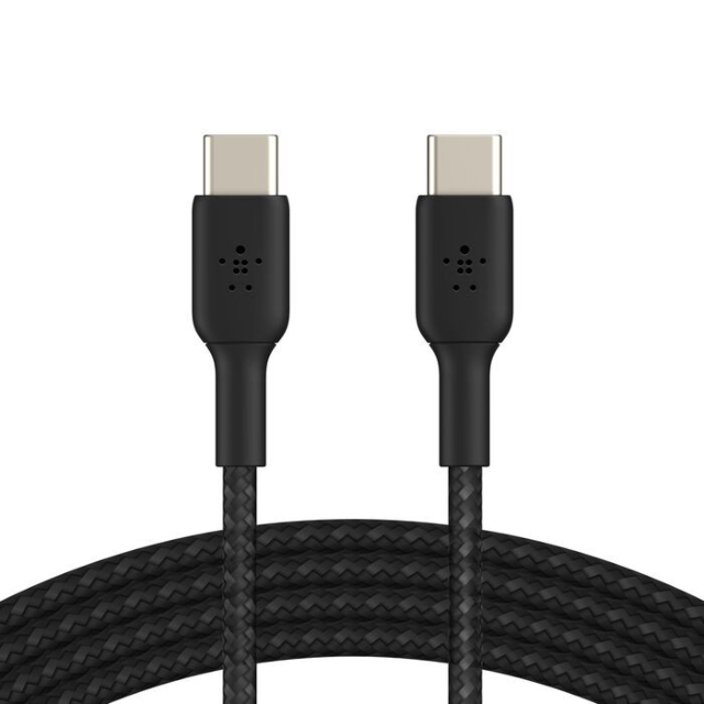 Belkin CAB004BT2MBK Braided USB-C To USB-C Cable 60W 2M Black