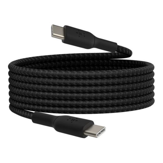 Belkin CAB004BT2MBK Braided USB-C To USB-C Cable 60W 2M Black