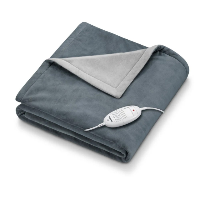 Beurer 421.07 HD 75 Cosy Heated Throw Dark Grey