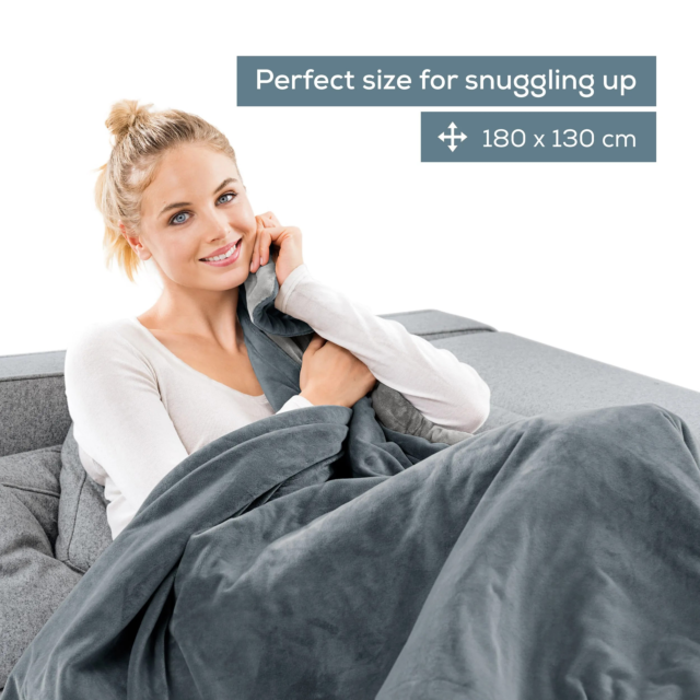 Beurer 421.07 HD 75 Cosy Heated Throw Dark Grey