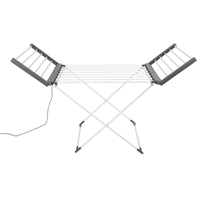 Black And Decker BXAR0001GB Electric Heated Winged Airer Silver