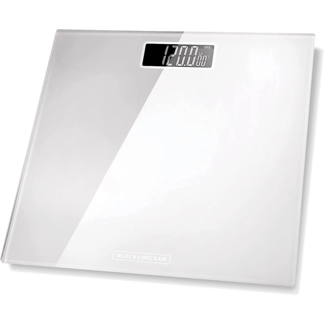Black And Decker BXBS0001GB Digital Bathroom Scale White