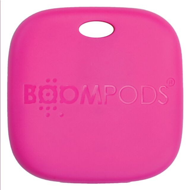Boompods TARPIN Boomtag Rechargeable X1 Works With 'Apple Find My' Pink