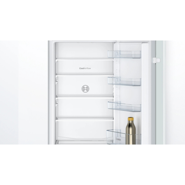 Bosch KIV87NSE0G, Built-in fridge-freezer with freezer at bottom