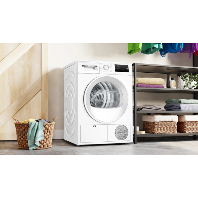 Bosch WTH85225GB Series 4, Heat Pump Tumble Dryer White