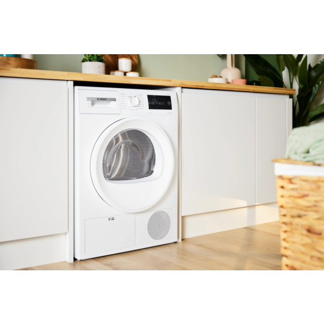 Bosch WTH85225GB Series 4, Heat Pump Tumble Dryer White