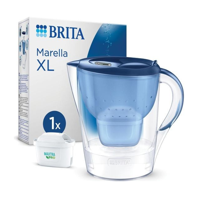 Brita BA1122 3.5L Marella Xl Water Filter Jug With 1 Cartridge Dark Blue