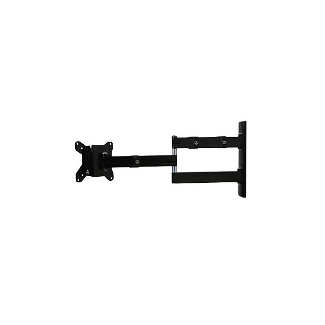 BTech BT7513 Double Arm Flat Screen Wall Mount, Screen Size: Up To 28” BLACK