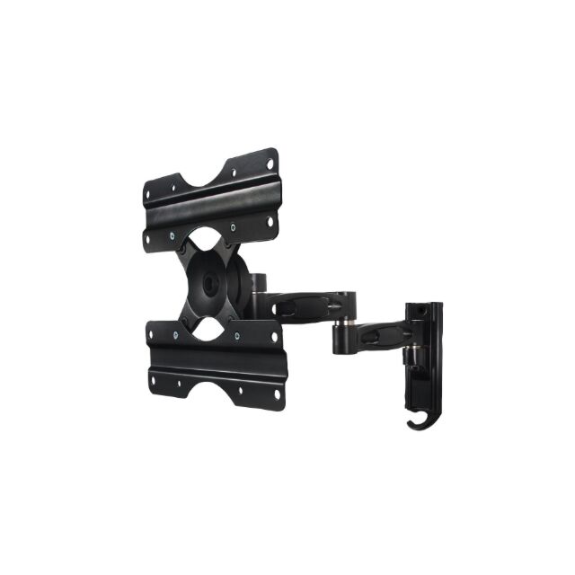 BTech BTV504 Double Arm Flat Screen Wall Mount Black
