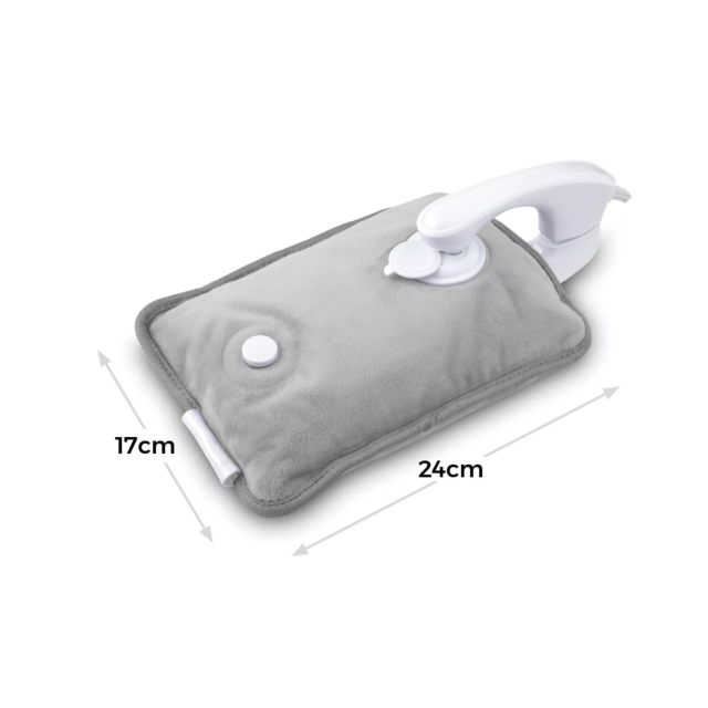 Carmen C85043GRY Rechargeable Hot Water Bottle Grey