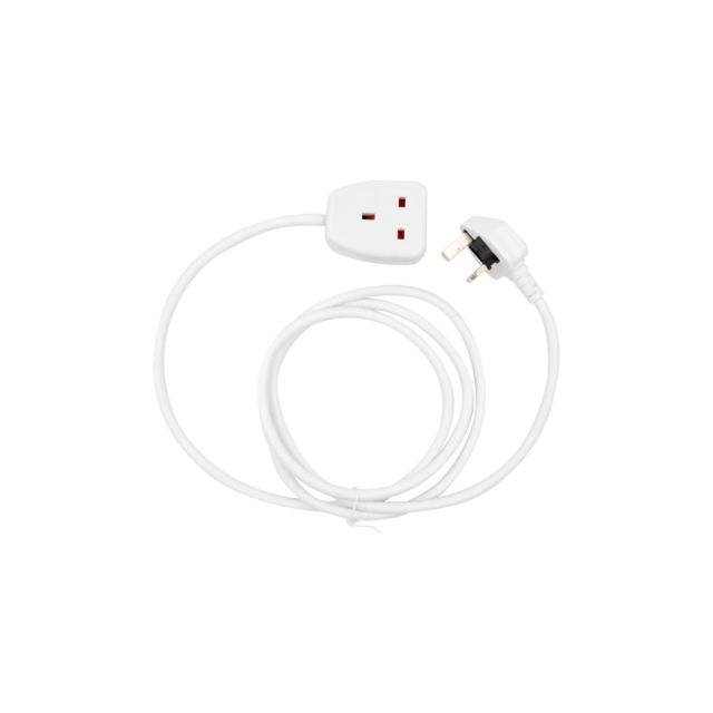 Deta Electrical TP5012 1 Gang 2M 13A Extension Lead White