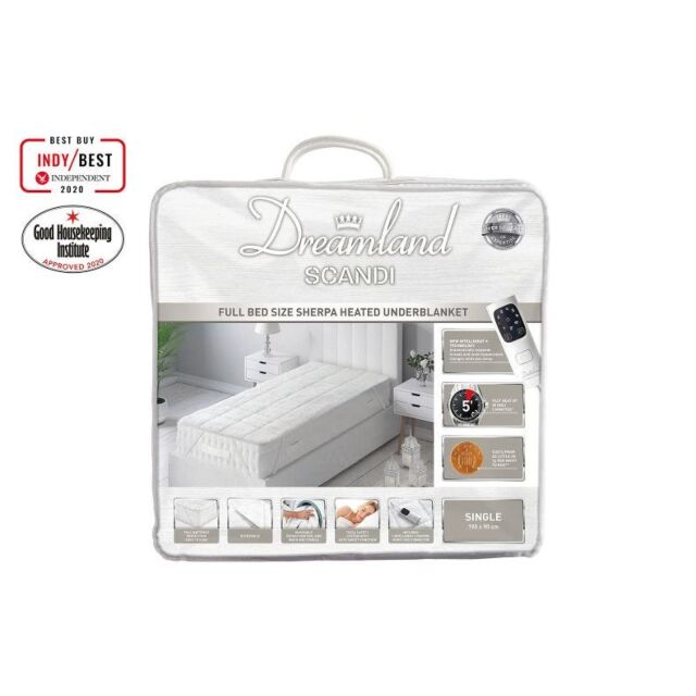 Dreamland 16694 Single Heated Underblanket 190X90cm
