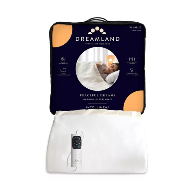 Dreamland 16924C Single Over Overblanket 180 X 135 Cm Ivory