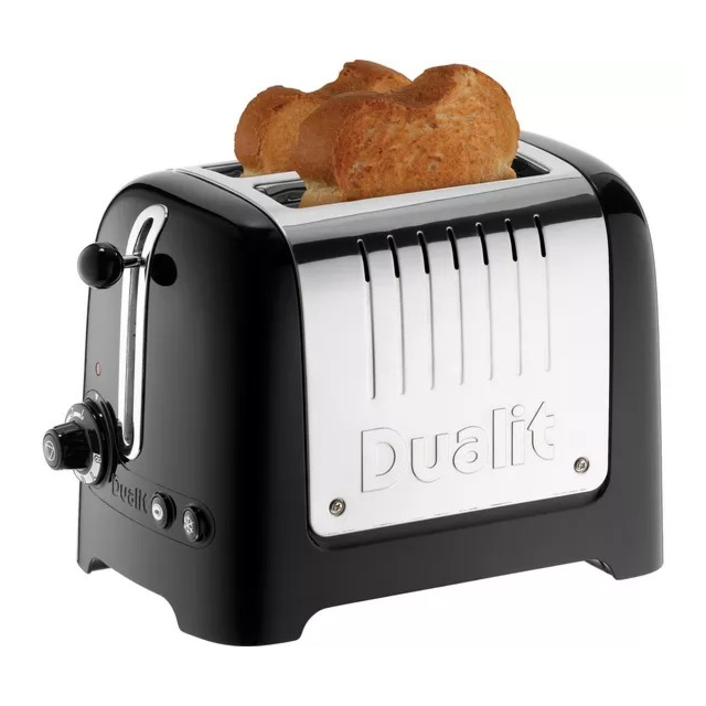 Dualit 26205 2 Slice Lite Toaster Black - Silver