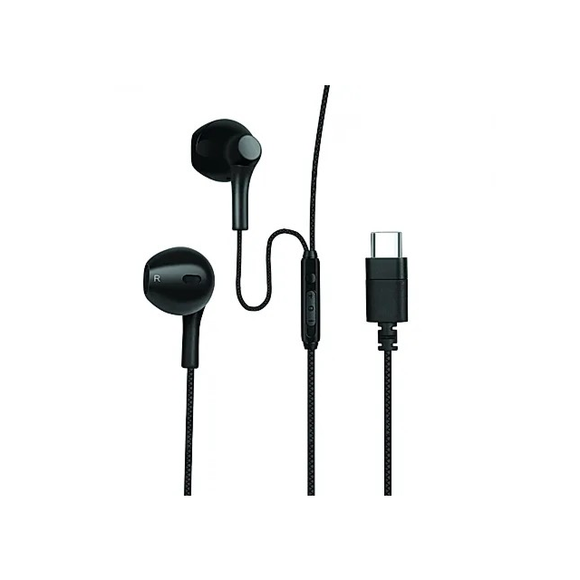 Groove GV-EB16-BK Digital Buds USB-C Earphones With Remote + Mic Black