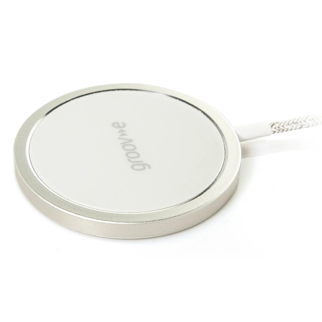 Groove GV-MA141-WE Magnetic Wireless Charger 15W White